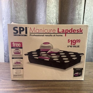SPI Lap Desk Manicure With Dryer, Sculpting Tool And Attachments NIB - Picture 1 of 13