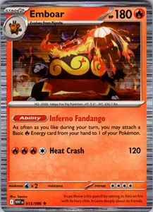 Emboar 013/086 SV: White Flare Rare - NM - Picture 1 of 2