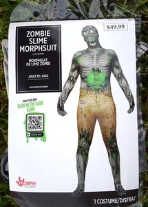 Morph Kostüme Zombie Slime Morphsuit Herren Gr. XXL Outfit & Schleim Set, NEU! - Bild 1 von 6