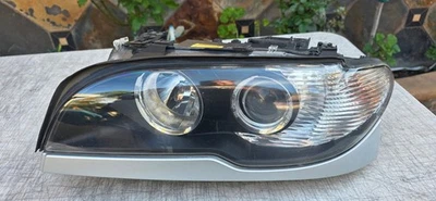 2004-2006 宝马 E46 325Ci 330Ci 左驱动车头灯氙气高强度放电原始设备制造商 — 第 1/4 张图片