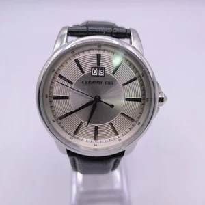 RELOJ DE PULSERA CERRUTI CRA072 CON CORREA DE PIEL ESFERA BLANCA - Imagen 1 de 1