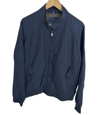 Chaqueta de bombardero Harrington azul para hombre Hart Schaffner Marx talla grande Foto 1 de 4