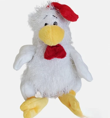 Ganz Webkinz White Chicken Plush Rooster Stuffed Animal HM205 No Code Retired - Image 1 of 4