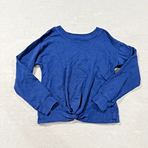 Kids Splendid Twist Long Sleeve Blue Modal Cotton Stretchy Top Size 5 - Picture 1 of 6