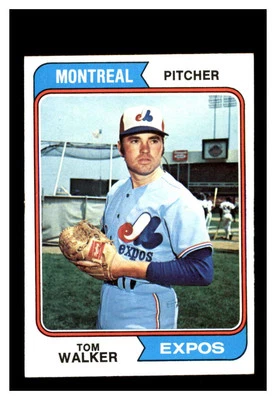 1974 Topps #193 Tom Walker Montreal Expos NM - Image 1 of 2