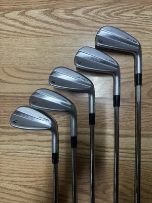 2023 TaylorMade P790 chrome Iron Set 7-PW, AW - Regular Flex - Image 1 of 4