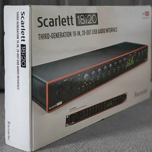 Focusrite Scarlett 18 Channel 18i20 3rd Gen Professional USB Audio Interface - Picture 1 of 20
