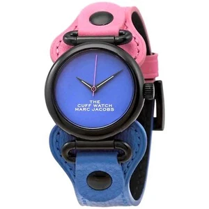 Marc Jacob’s | The Cuff Quartz Blue Dial Ladies Watch | Blue + Pink 💙⌚️🩷 - Picture 1 of 16