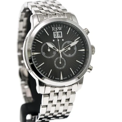 RSW • Reloj Cronógrafo Suizo • Acero Inoxidable • Cuarzo • 44mm • 5ATM • RSWC111 Foto 1 de 4