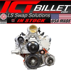 Soporte Alternador Billet TIC Montaje Bajo Compatible con LS Corvette - Imagen 1 de 9