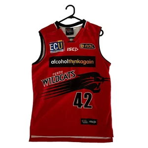 WA Perth Wildcats Basketball Jersey #42 Redhage OLP NBL ISC Size M - Picture 1 of 13