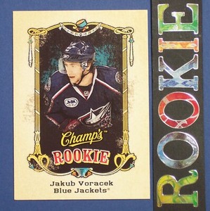 JAKUB VORACEK  RC  2008/09  UD  Champ's  ROOKIE  #168  Blue Jackets  Flyers