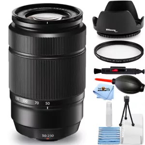 Fujifilm XC 50-230mm f/4.5-6.7 OIS II Lens (Black) - 7PC Accessory Bundle - Picture 1 of 7