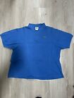 Lacoste Mens Polo Shirt Size 9 2Xl Blue Cotton Authentic Free Shipping