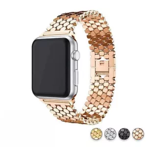Para Apple Watch Series 8 7 6 5 4 Banda Panal Correa de Acero Inoxidable 38mm/49mm - Imagen 1 de 17