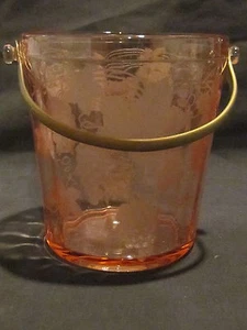 Cambridge Martha Etch Pink Ice Bucket - Picture 1 of 2