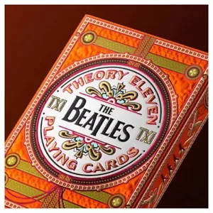 The Beatles (Orange) Playing Cards genuine theory11, Brand New Sealed Deck Mint! - Picture 1 of 4