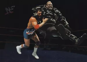Viscera 2000 Comic Images WWF No Mercy Card #21 WWE Legend Picture w/ Kurt Angle - Picture 1 of 12