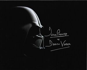 Star Wars Dave Prowse Darth Vader Signed Art Photograph 8 x 10 