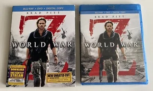SEALED World War Z (Blu-ray + DVD, 2014, w/Slipcover) Brad Pitt - Imagen 1 de 2