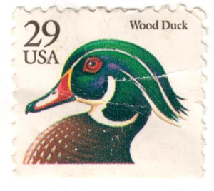 USA - 1991 - Wood Duck - Aix sponsa - 29¢ - #01 - Picture 1 of 1