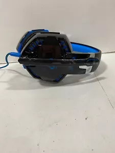 Version Tech G2000 Blue Black Surround Sound Gaming Headset - Picture 1 of 3