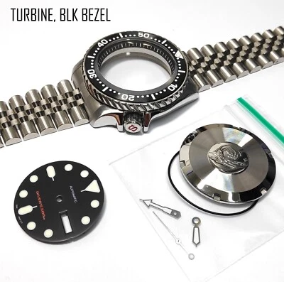 SKX007 SRPD CAJA DE RELOJ PREMIUM PARA SEIKO NH35 Y NH36 MOVIMIENTO ZAFIRO CORONA 3.8