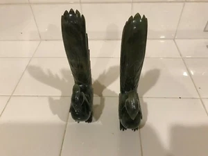 CHINESE SPINACH GREEN JADE PHEASANT (BIRD) 20TH CENTURY - Picture 1 of 10
