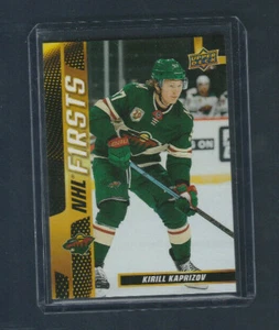 2020-21 Upper Deck Extended NHL Firsts # NF-28 Kirill Kaprizov - Imagen 1 de 2