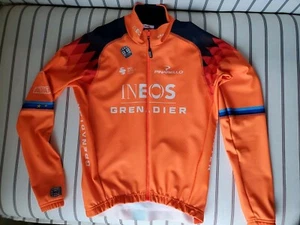 ELIA VIVIANI INEOS BIORACER EPIC TEMPEST PROTECT CYCLING JACKET SIZE 2 SMALL - Picture 1 of 19