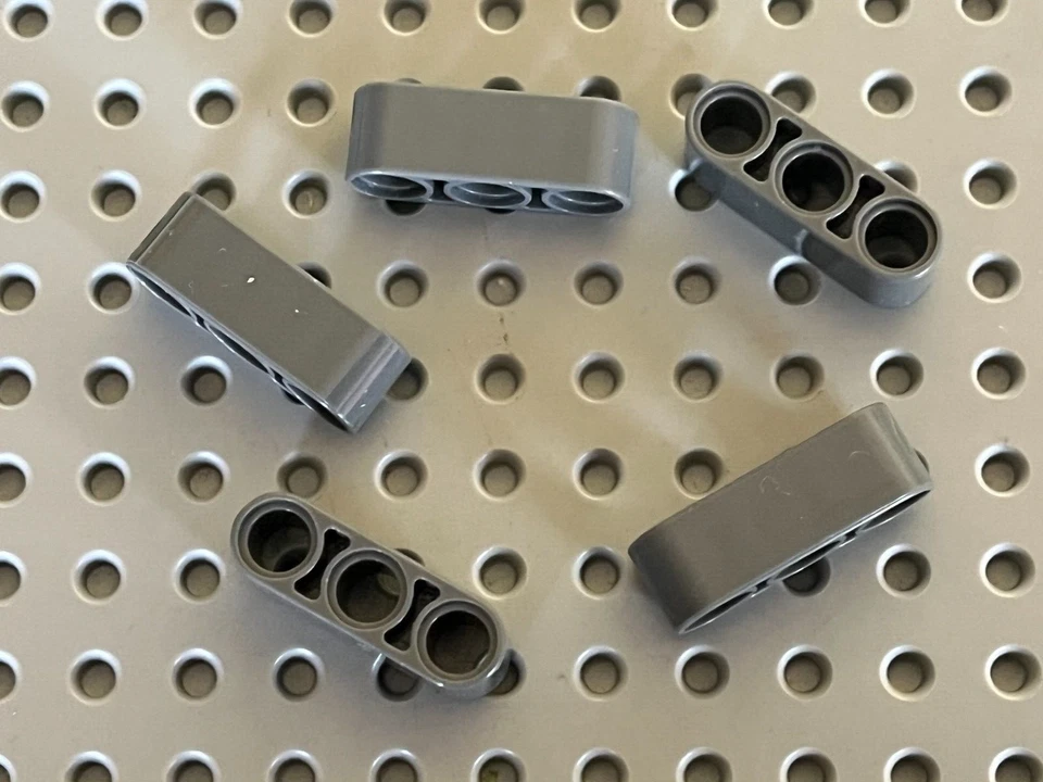 5 x LEGO Technic DkStone Beam 3 ref 32523 / set 10179 8527 8421 8547 9797 8297.. - Image 1 of 1