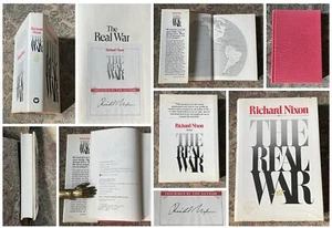 Richard Nixon SIGNED "The Real War" HC Book, DJ, 1st Edition & Printing May 1980 - Picture 1 of 13