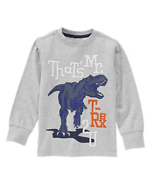 NWT Gymboree Dinosaur T-Rex Tyrannosaurus Rex Tees Shirt Tee NEW Boys 7 10 12 - Image 1 of 1
