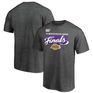 Los Angeles Lakers Shirt 2020 Finals Champs Western Conference Medium Gray NBA - Picture 1 of 7