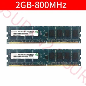 4GB 2x 2GB DDR2 800MHz PC2-6400U 240Pin DIMM intel Desktop Memory RAM Ramaxel BT - Picture 1 of 8