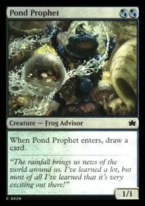 Pond Prophet (foil) Bloomburrow NM+ *Mythic Relics* - Picture 1 of 1