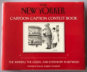 SIGNED Book The New Yorker Cartoon Caption Contest by ROBERT MANKOFF HCDJ Auto - Picture 1 of 6