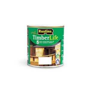 RUSTINS SECO RÁPIDO VIDA DE MADERA DA HASTA 5 AÑOS DE PROTECCIÓN 1L/5L VARIOS COLORES - Imagen 1 de 1