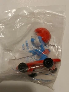 Surfin' Papa Pitufo Pitufos Monopatín Hardees Figura De Colección PVC Aplausos 1996 - Imagen 1 de 4
