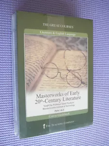 Teaching Co Great Courses DVDs MASTERWORKS EARLY 20th CENTURY LITERATURE new - Foto 1 di 1