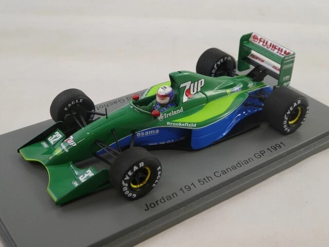 Spark Jordan 191 #32 Bernard Gachot Canadian GP 1991 1/43 S8077 - Immagine 1 di 1