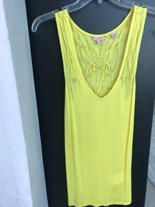 TED BAKER LONDON Yellow Tank Top Size 0 - Picture 1 of 11