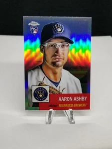 2022 Topps Chrome Platinum Anniversary AARON ASHBY Refractor Rookie RC #378 - Picture 1 of 2