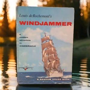 1958 Windjammer Louis de Rochemont Random House Cinemiracle HC Illus Sea Journey - Picture 1 of 21