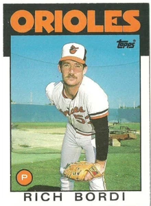 RICH BORDI BALTIMORE ORIOLES #14T - TOPPS TRADED NM-MT 1986 - Picture 1 of 2