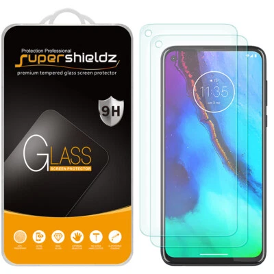 [Paquete de 2] Protector de pantalla de vidrio templado Supershieldz para Motorola Moto G Pro Foto 1 de 4