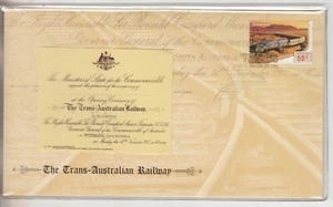 2010 Trans-Australia Railway Special PRESTIGE First Day Cover. Cheap - Picture 1 of 1