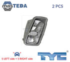 2x TYC FOG LIGHT LAMP PAIR 19-0686-11-2 I FOR FORD B-MAX