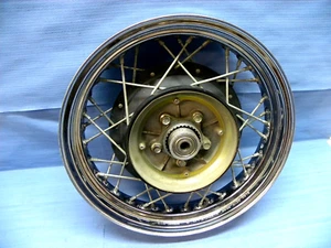 Yamaha Virago XV535 XV 535 Rear Wheel Shaft Drive Hub Rim Spokes Bearings #113 - Picture 1 of 9