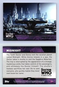 Midnight #64 Doctor Who Timeless 2016 Topps Trading Card - Picture 1 of 1